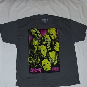 Slipknot  25th Anniversary Graphic Gray T-Shirt